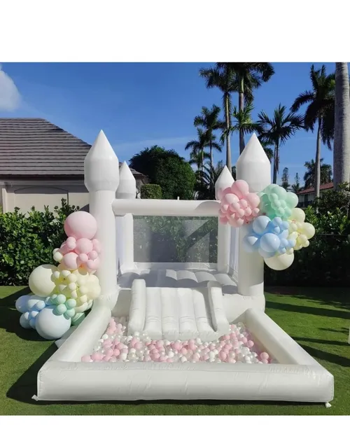 Cincinnati white ball Pitt bounce house