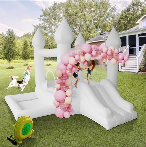 White Small Bounce House