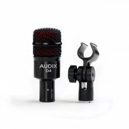 Audix D4 Hypercardioid Dynamic Instrument Microphone