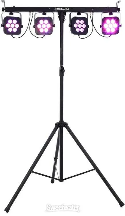 Chauvet DJ 4BAR Quad ILS 4 x RGBA PAR System with Stand