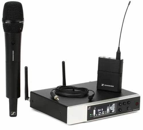 Sennheiser EW-D ME2/835-S Combo Wireless Handheld and Lavalier Microphone System - Q1-Q6