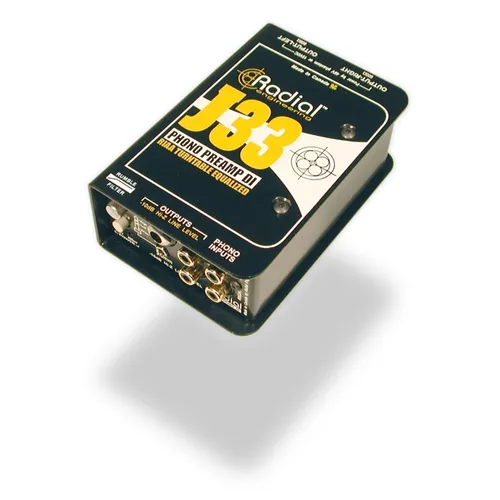 Radial J33 2-channel Active Turntable Preamp/Direct Box