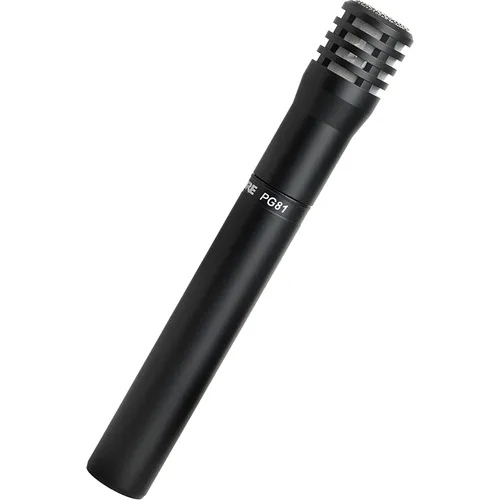Shure PG81 Cardioid Condenser Instrument Microphone 