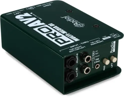 Radial ProAV2 2-channel Passive A/V Direct Box