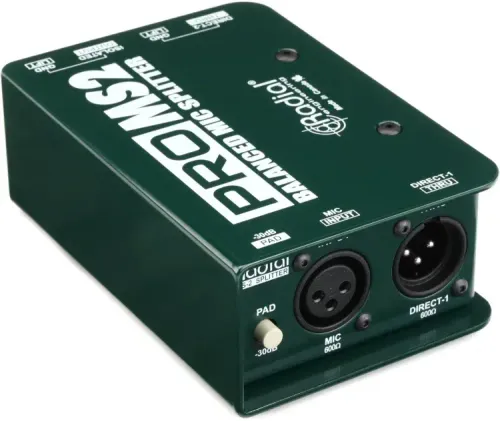 Radial ProMS2 Passive Microphone Splitter