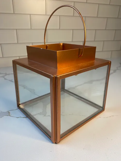 Small Copper Box Lantern