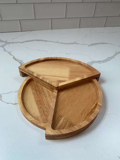 3 Compartment Collapsable Tray