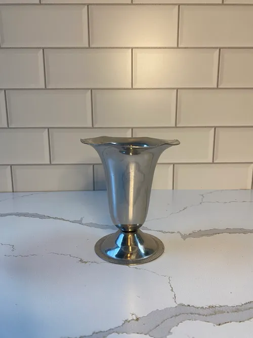 Silver Ice Cream Cup