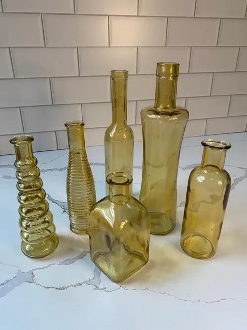 Assorted Gold Bottles