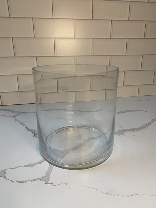 Large Glass Cylinder Vase