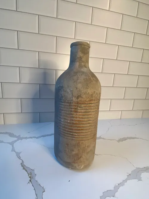 Clay Bottle Vase