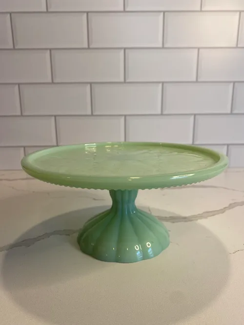Small Jade Cake Pedestal