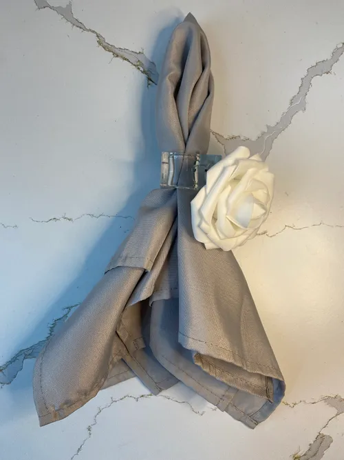 Acrylic Vase Napkin Ring