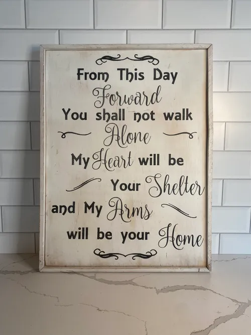White Sign 