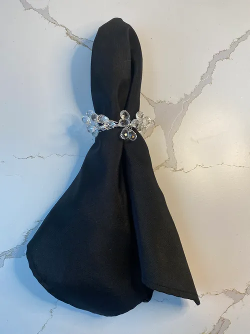 Clear Bobble Napkin Ring