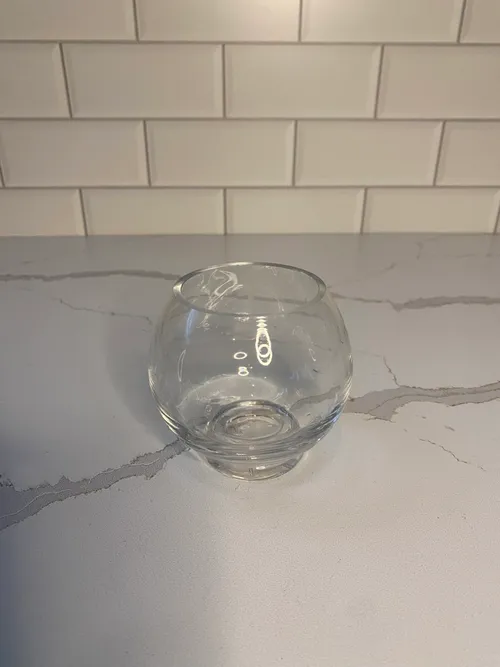 Assorted Small Round Glass Tealight Holder