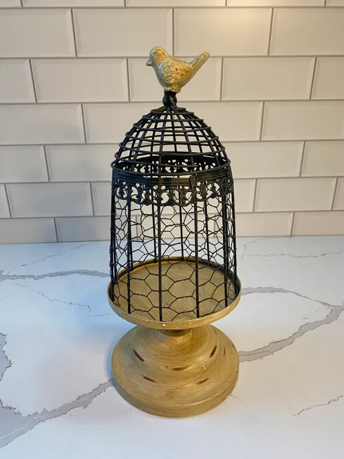 Bird Pedestal Candleholder