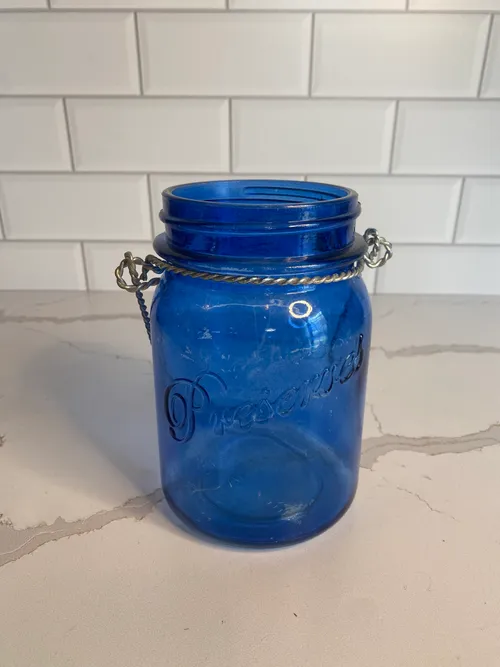 Blue Hanging Jars
