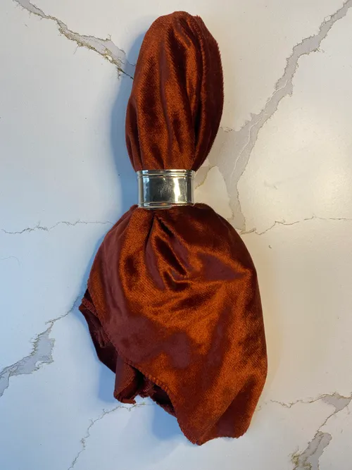 Silver Square Napkin Ring