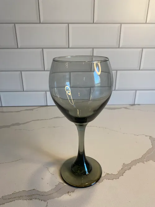 Smokey Wine Glass