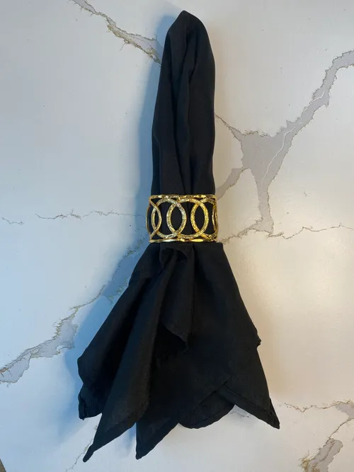 Gold Rings Napkin Ring