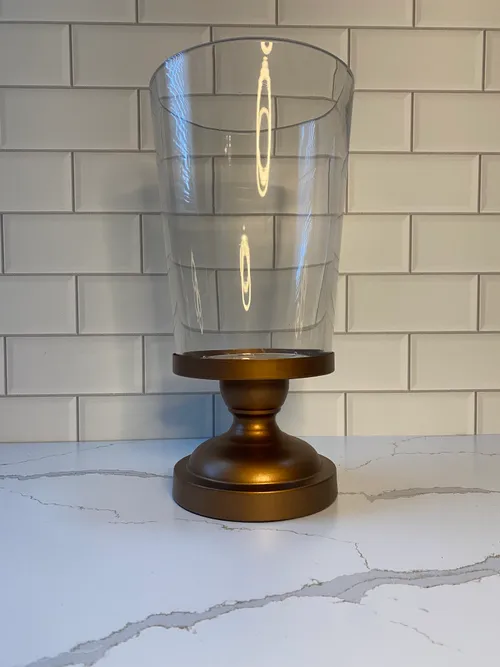 Large Copper Hurrican Candleholder