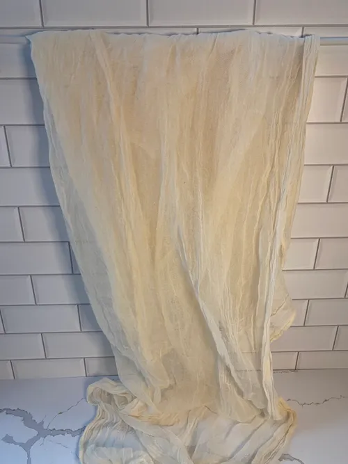 Ivory Cheesecloth Runner