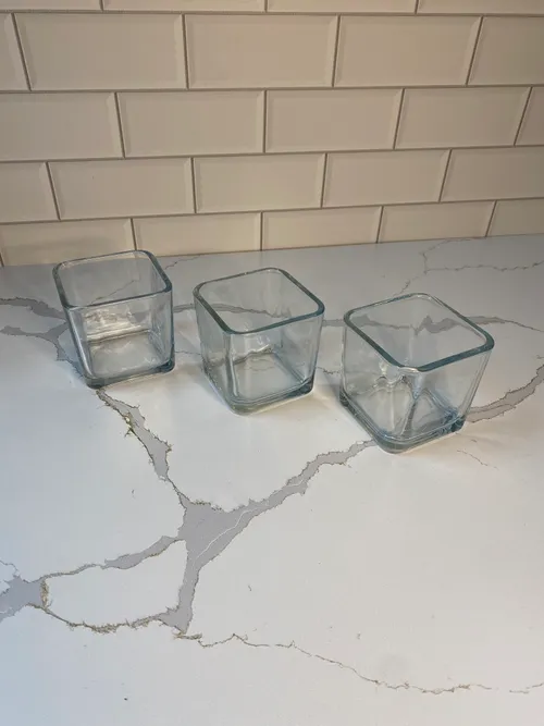 XSmall Glass Square Vase