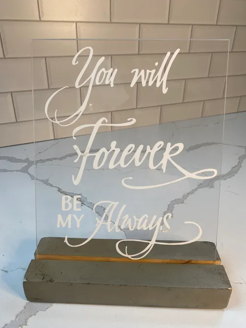 Acrylic Sign 
