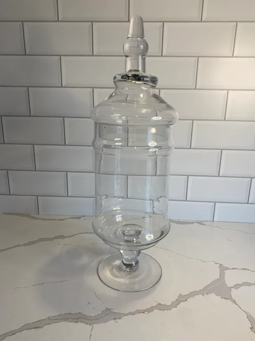 Tall Pedestal Apothocary Jar