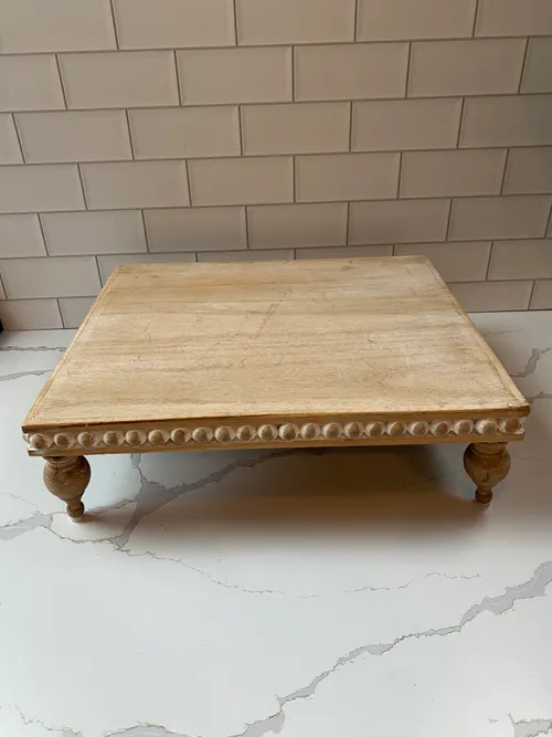 Large Wood Beaded Riser