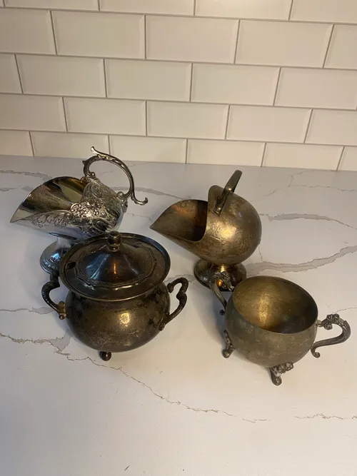 Assorted Small Tarnished Pieces