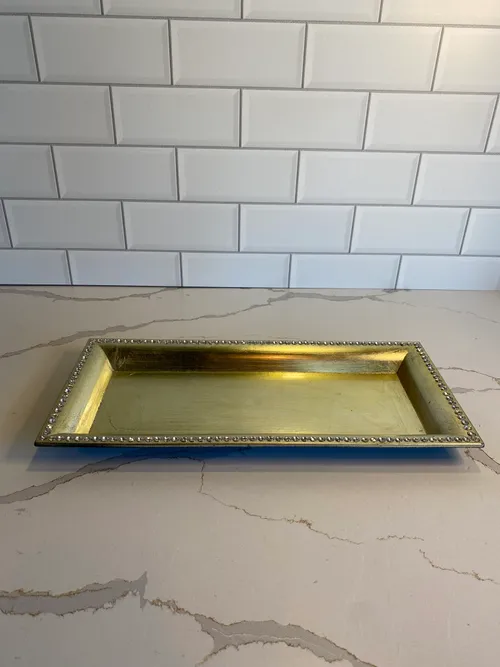 Gold Embellished Tray