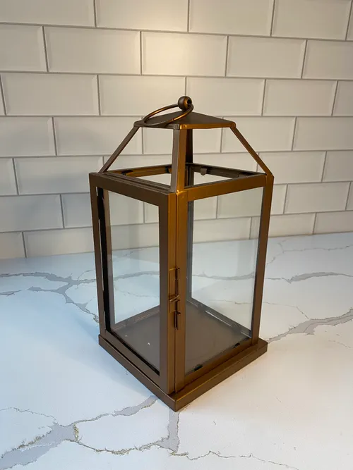 Medium Matte Copper Lantern