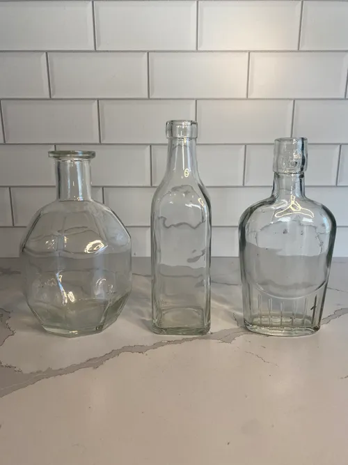 Assorted Small Glass Bottles
