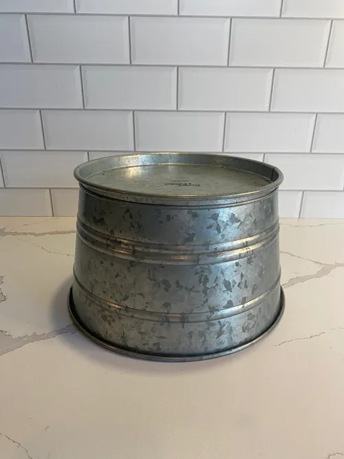 Galvanized Drink Dispenser Stand
