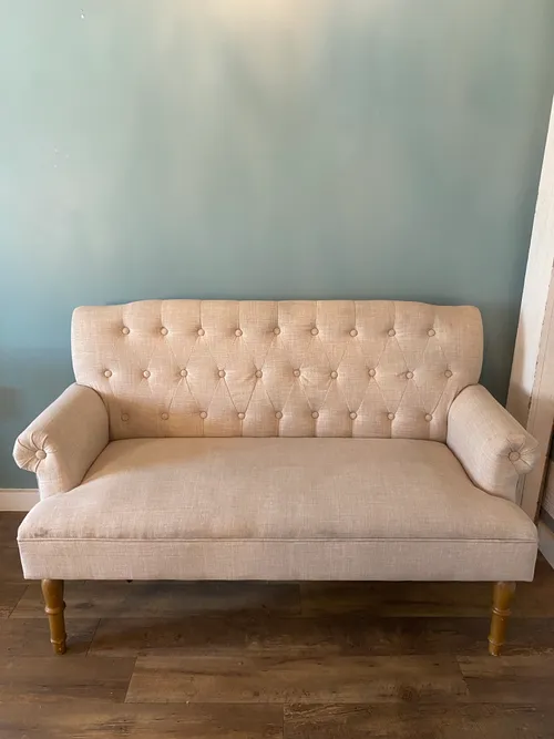 Tan Settee