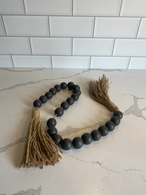 Black Bead Garland