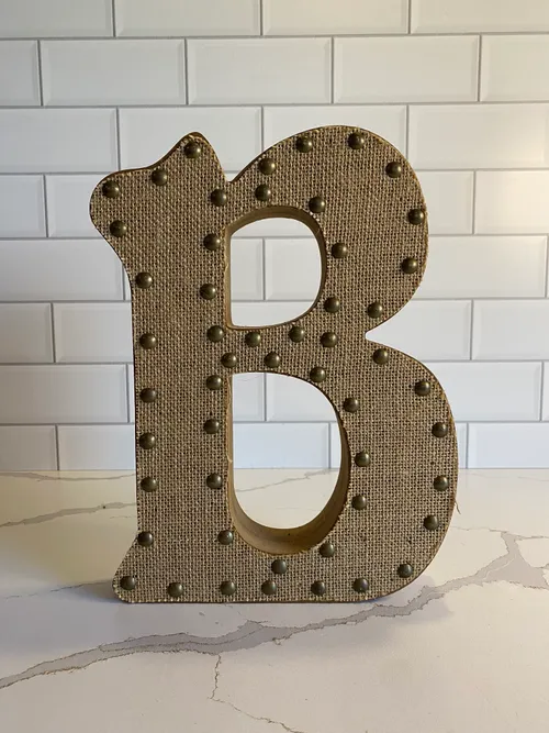 Wood and Burlap 