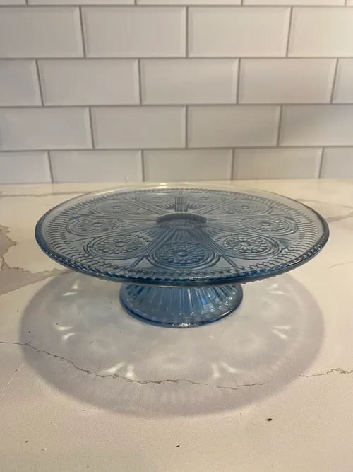 Small Blue Cake Stand