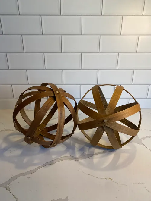 Wood Slat Sphere