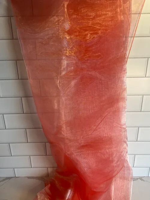 Coral Chiffon Runner