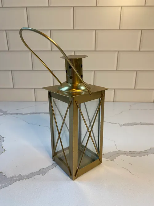 Mini Gold Lantern