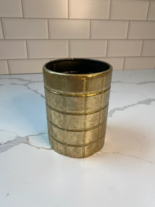 Gold Metal Container