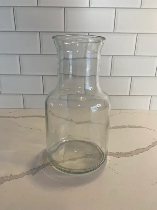 Glass Carafe Style Vase