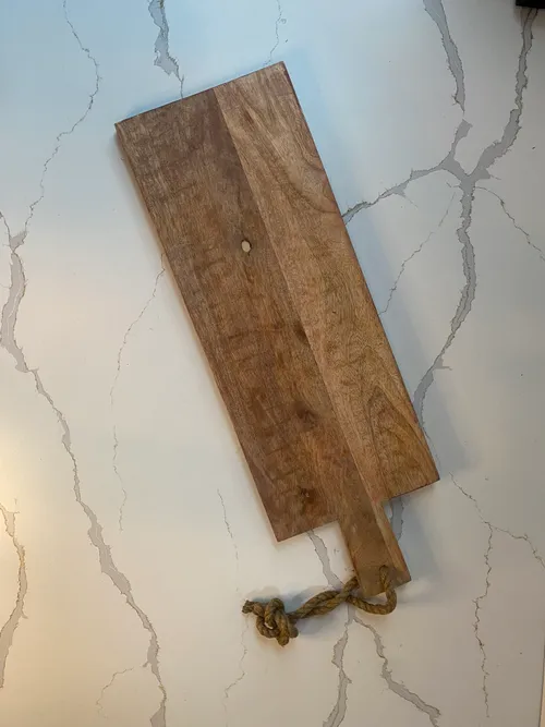 Wood Board with Rope Handle