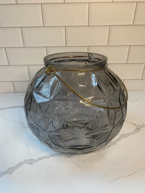 Smokey Orb Candleholder