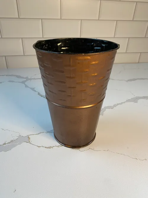 Tall Copper Container
