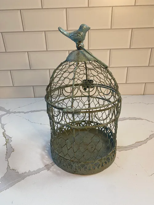 Medium Blue Birdcage