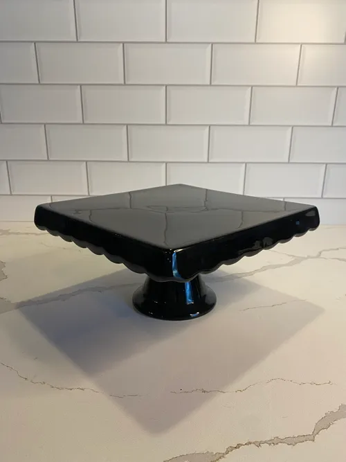 Black Square Ceramic Stand